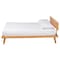 Baxton Studio Joaquin Modern Japandi Rustic Brown Finished Wood Full Size Platform Bed 235-13240-ZORO - alternate 3